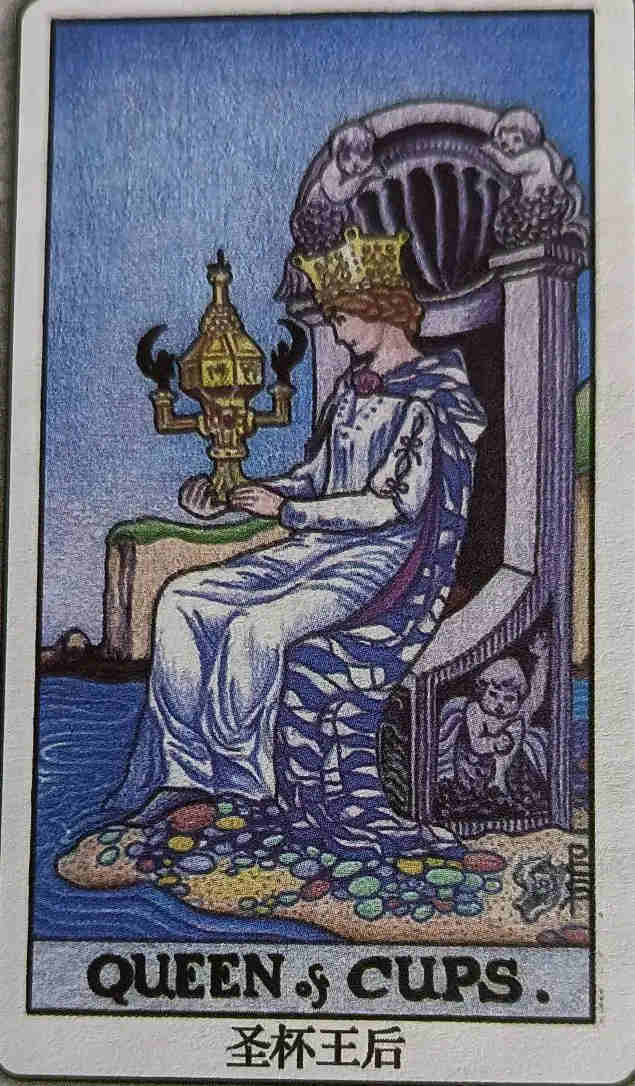 XXIII 圣杯女王（Queen of Cups）