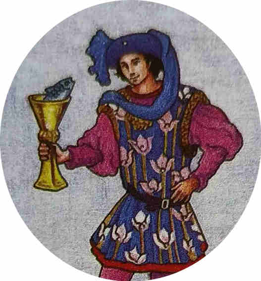 XXV 圣杯侍从（Page of Cups）