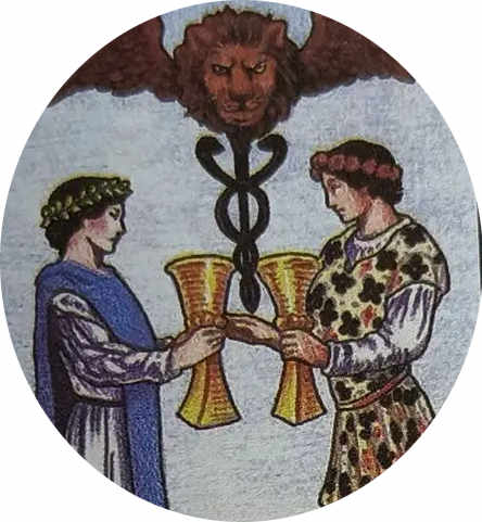 XXVII 圣杯二（Two of Cups）