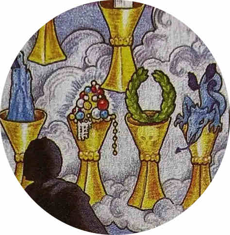 XXXII 圣杯七（Seven of Cups）