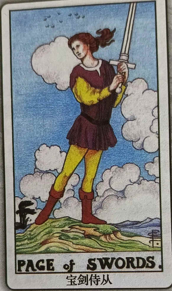 XXXIX 宝剑侍从（Page of Swords）