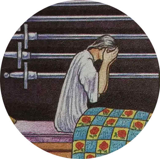 XLVIII 宝剑九(Nine of Swords)