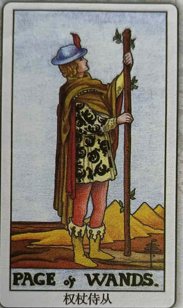LIII 权杖侍从（Page of Wands）