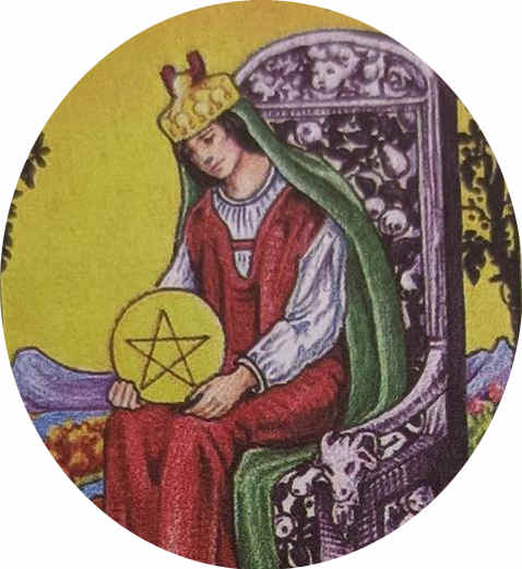 LXV 金币女王（Queen of Pentacles）