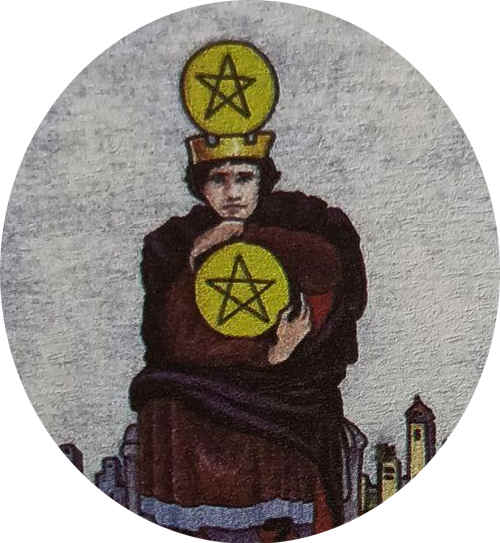 LXXI 金币四(Four of Pentacles)